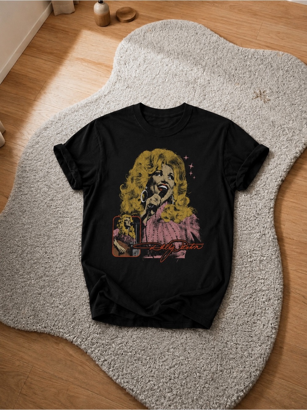 Dolly Parton Shirt, Country Music Legend Graphic Men’s T‑Shirt